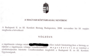 Vádlott: a Tudózsidó – helybenhagyták tomketet